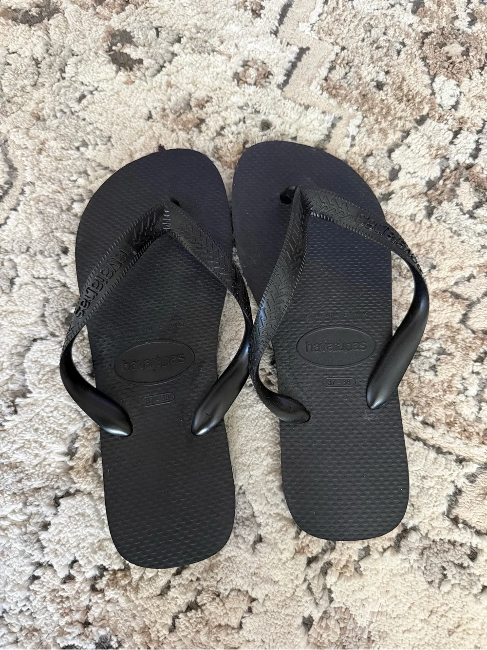 Havaianas Black Women's Flip Flop Sandals